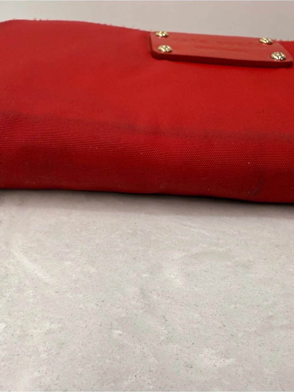 Kate Spade New York Red Nylon Zip Around Wallet